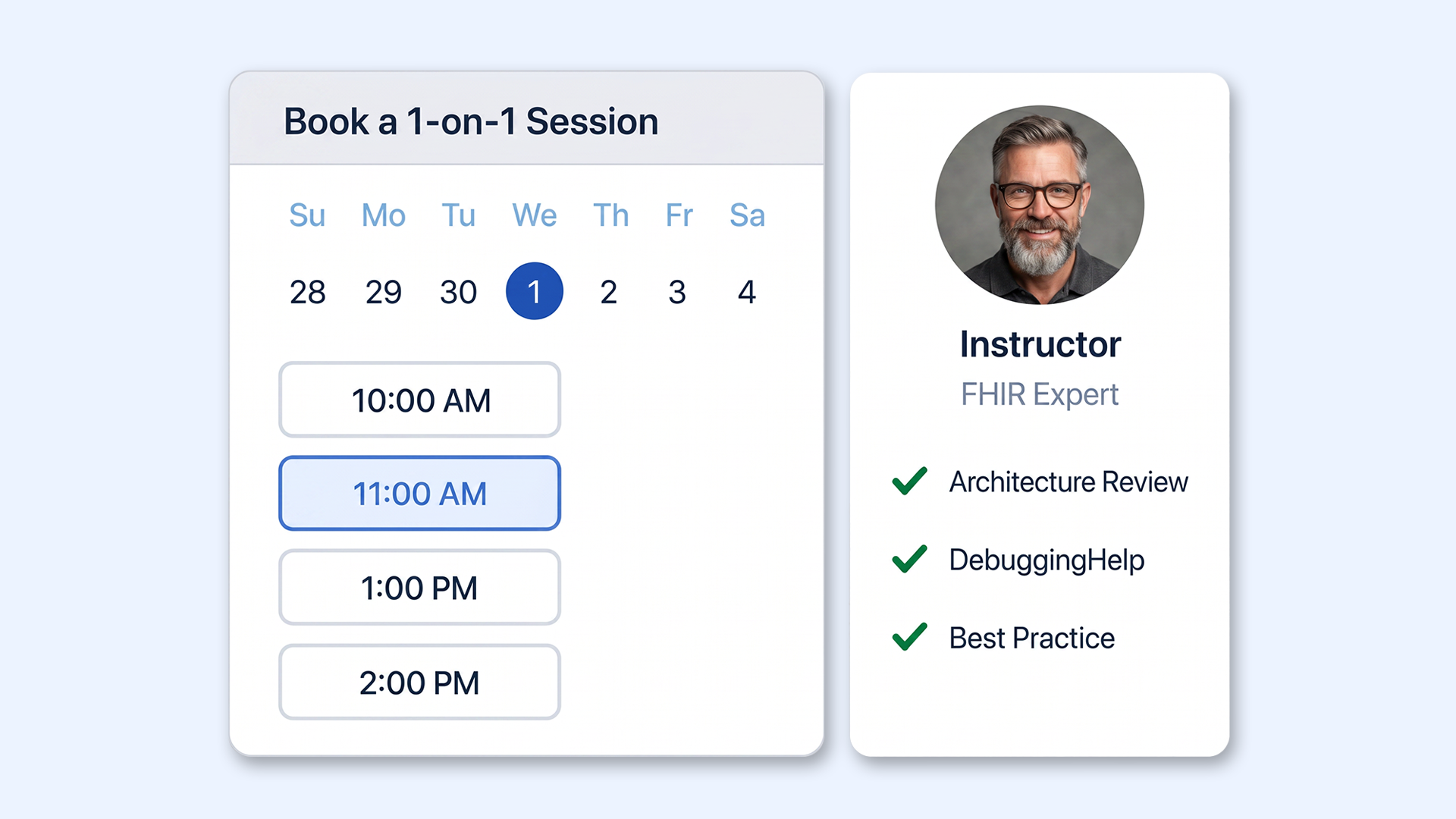 1-on-1 Sessions